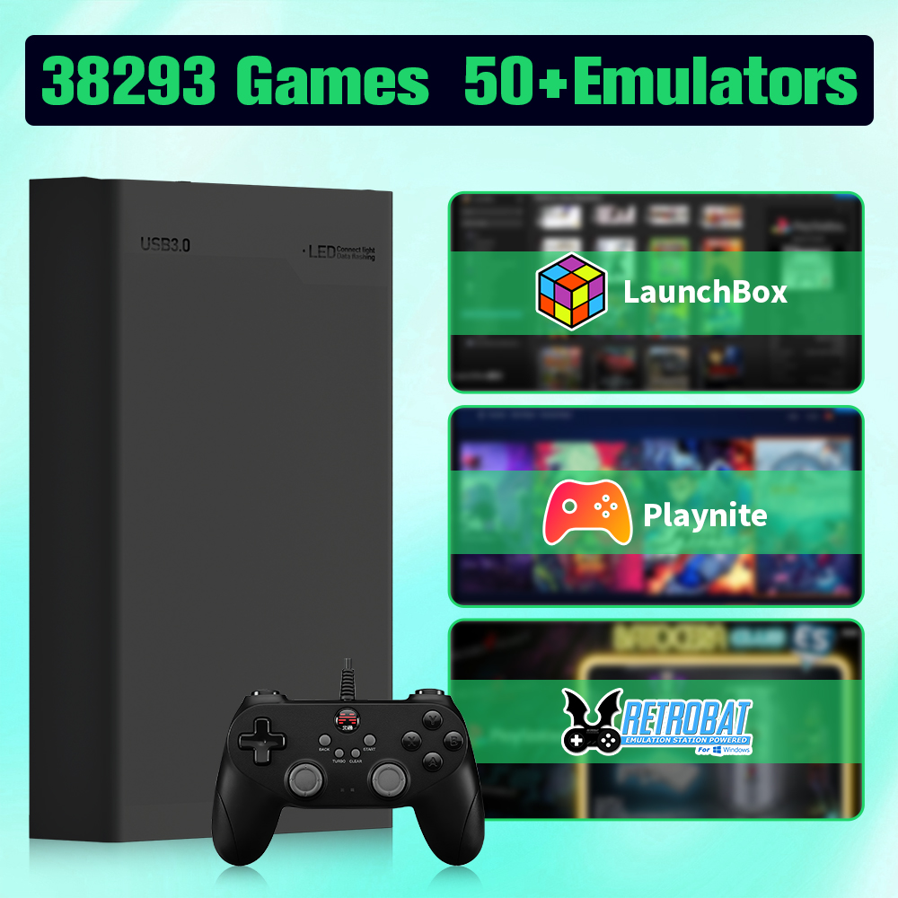 Retro Gaming Xbox - Hyper Base MIX 500G Retro Gaming
