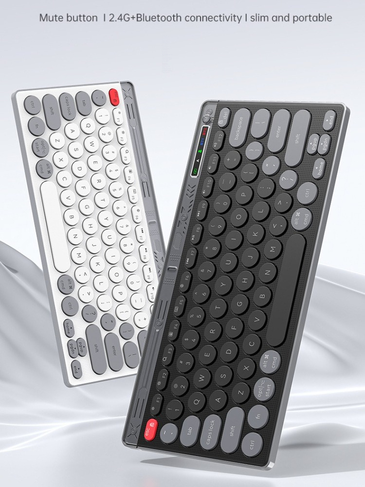Retro Gaming Ipad - Teclado sem fio 2.4G + Bluetooth