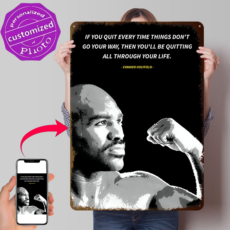 Retro Gaming Quotes - Placa de Metal Retrô 3D Impressa