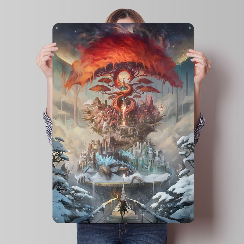 World Of Retro Gaming - Pôster Impresso The Painted World, Arte