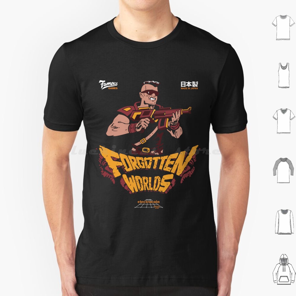 World Of Retro Gaming - Camiseta de Jogos Retro Vintage Forgotten