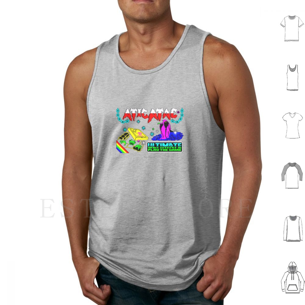 Retro Gaming Zx Spectrum - Camisetas sem mangas com design retrô