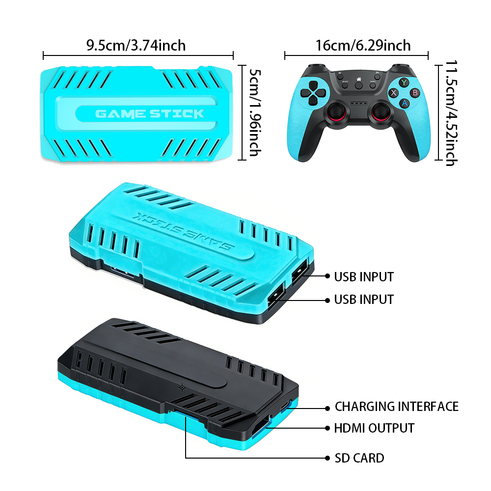 Novo Controle Retro X10 Pro 20 - Retro Gaming Projector avaliação e preço