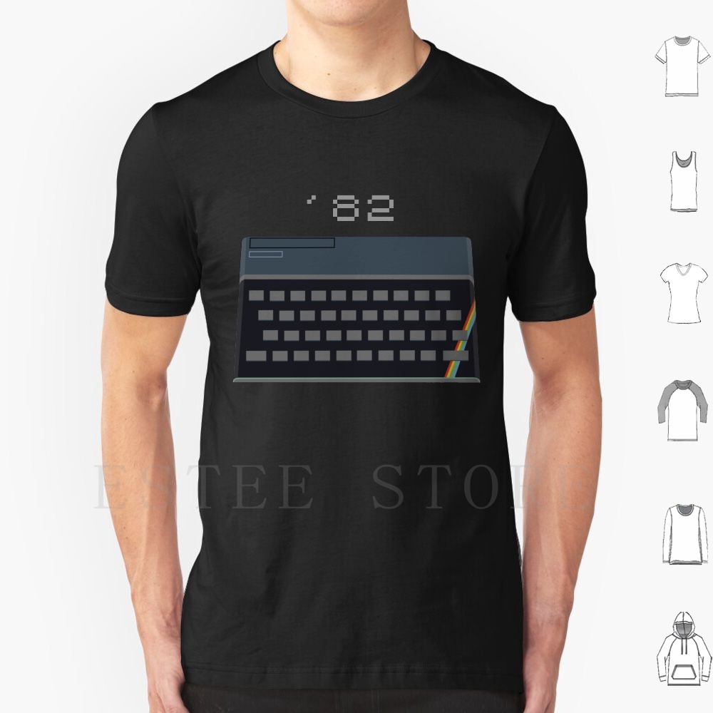 Camiseta masculina de algodão  - Retro Gaming Zx Spectrum avaliação e preço