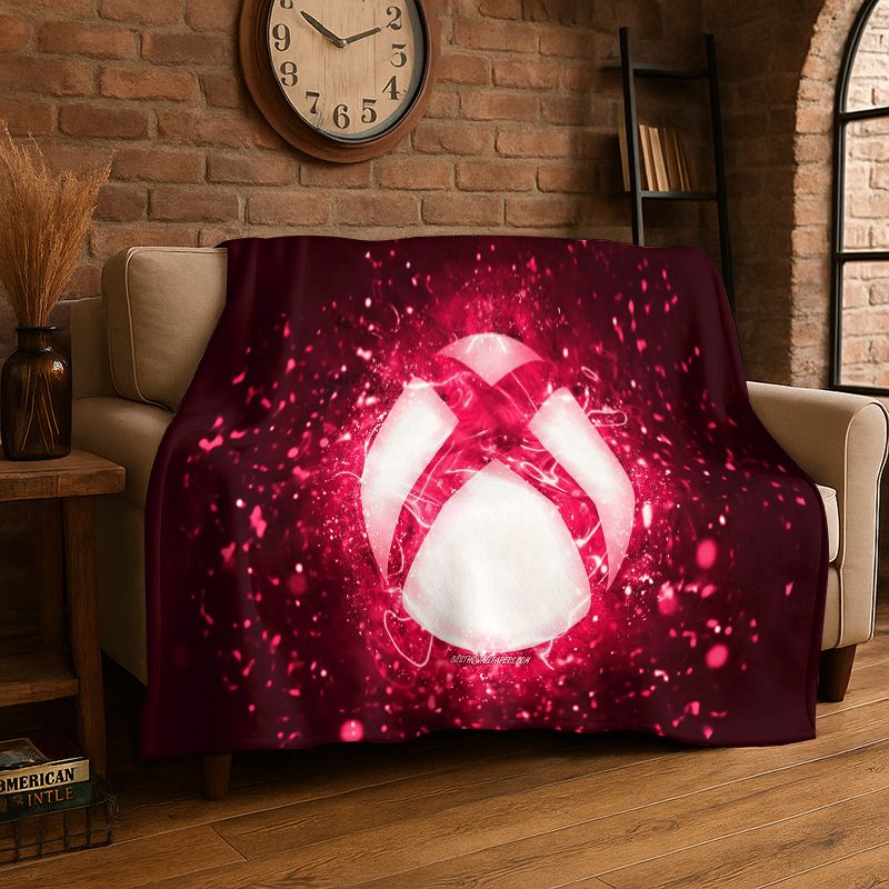 Cobertor de Flanela com Logo d - Retro Gaming Xbox avaliação e preço