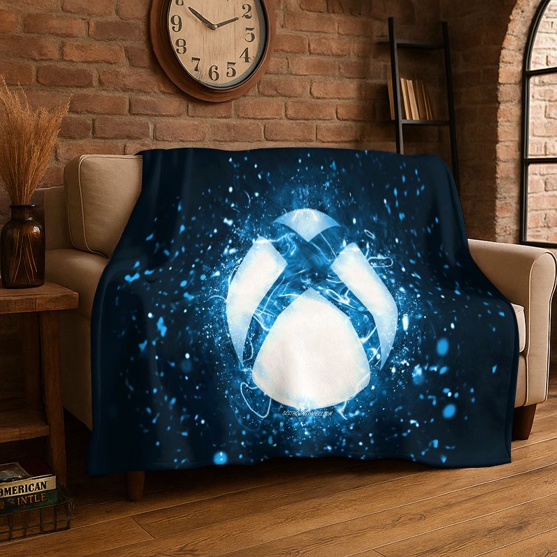 Cobertor de Flanela com Logo d - Retro Gaming Xbox avaliação e preço