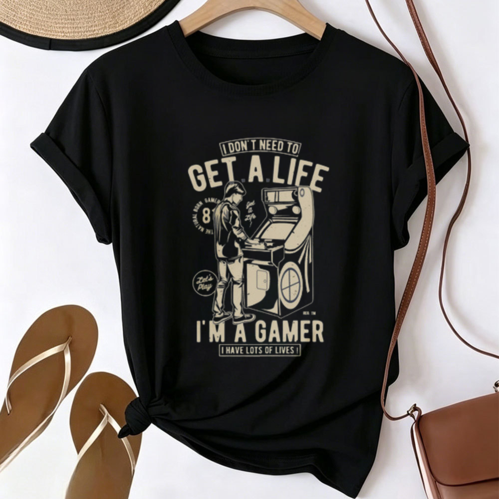Não preciso ter uma vida, sou  - Retro Gaming Quotes avaliação e preço