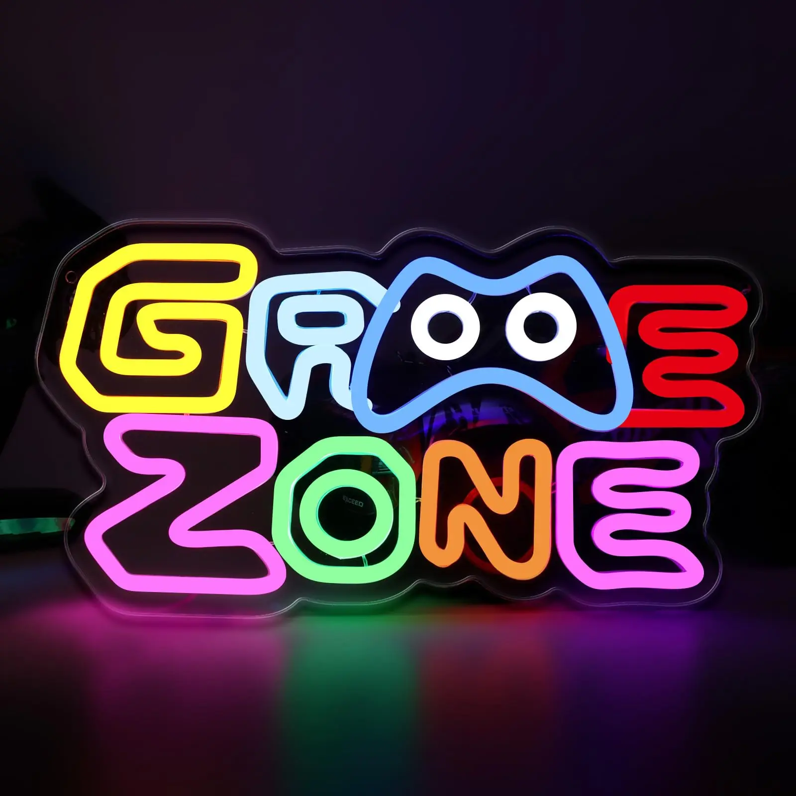 Zona de jogo neon led sinal pa - Retro Gaming Projector avaliação e preço