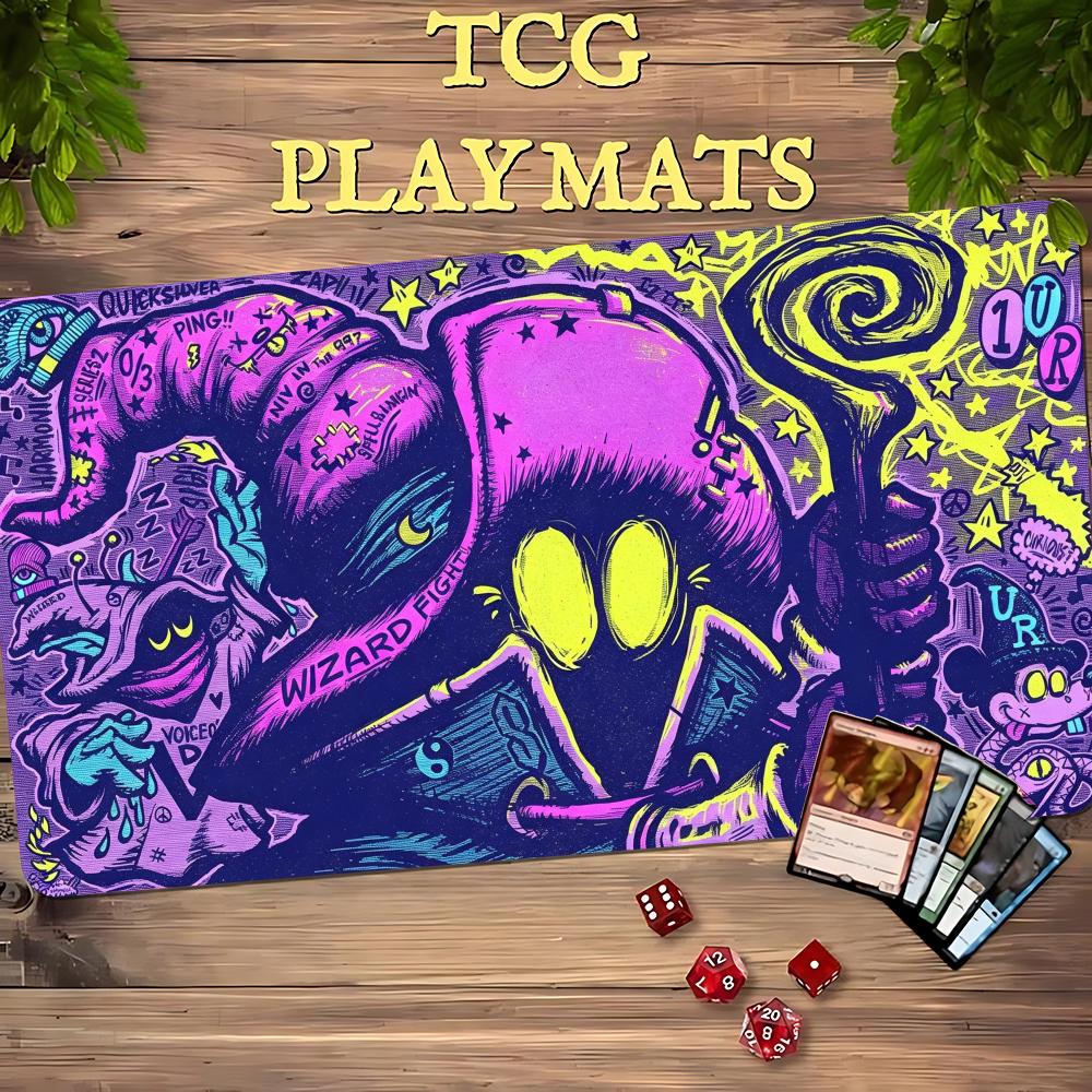 Tapete de Jogo TCG Retro Neon  - Retro Gaming Zone avaliação e preço
