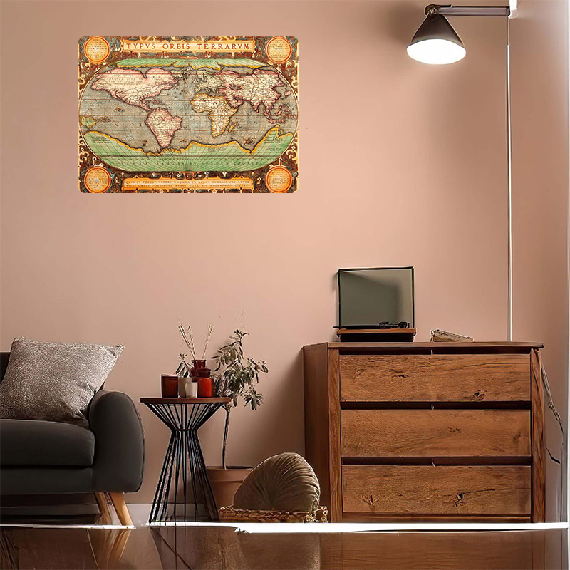Pôster Impresso de Mapa Antigo - World Of Retro Gaming avaliação e preço