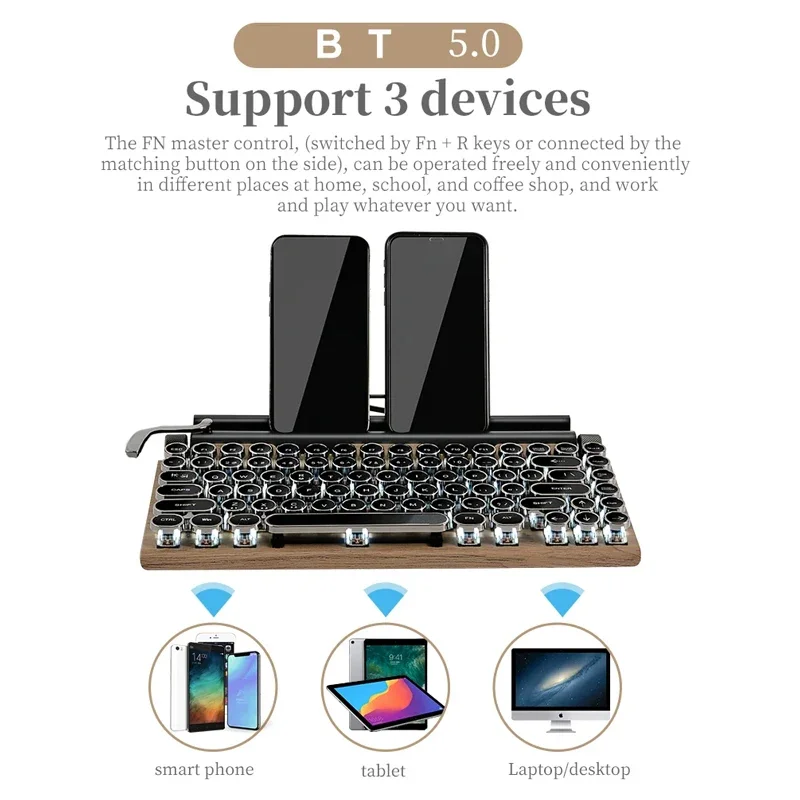 Teclado sem fio Bluetooth Type - Retro Gaming Ipad avaliação e preço