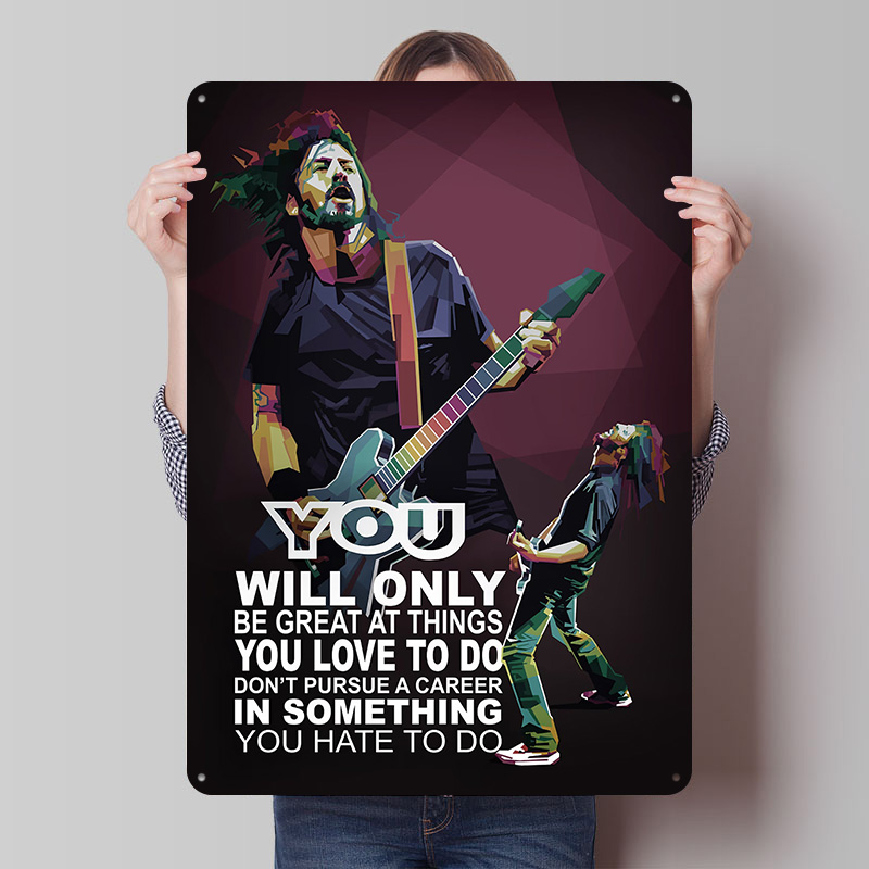Pôster de Metal com Citações d - Retro Gaming Quotes avaliação e preço