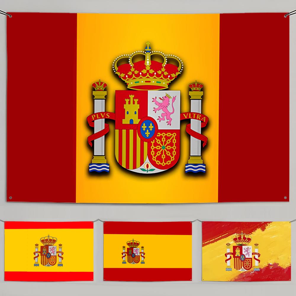 1PC Bandeira Retro da Espanha  - Retro Gaming Banner avaliação e preço