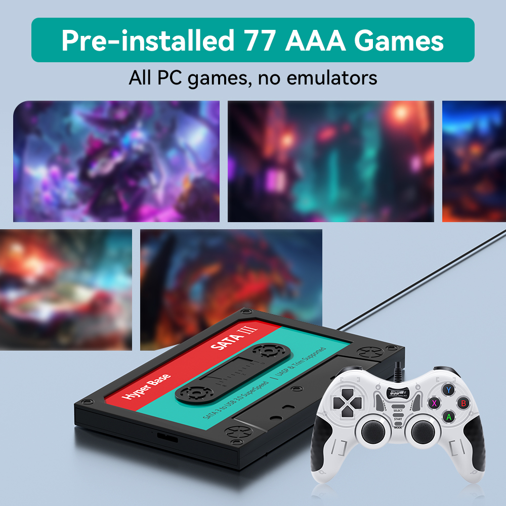 Disco Rígido de 2TB para Jogos - Retro Gaming Projector avaliação e preço