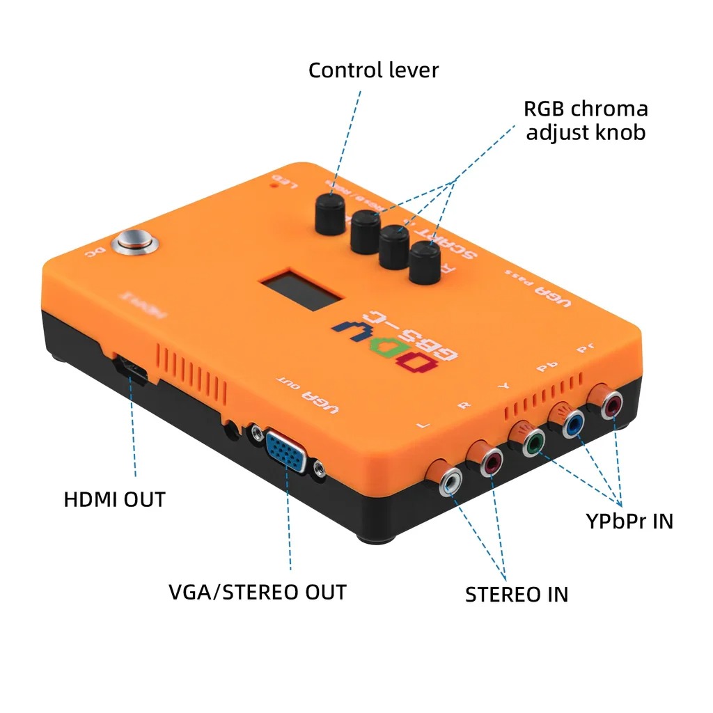 Adaptador AIO ODV-GBS-C OSSC C - Retro Gaming Console Lego avaliação e preço