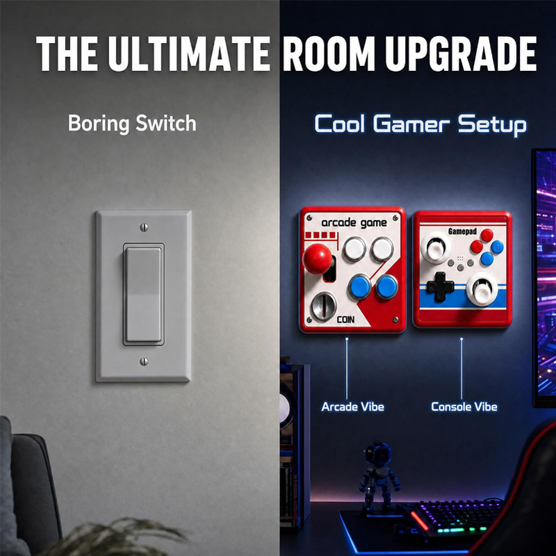 Capa de Interruptor de Luz Sem - Retro Gaming Projector avaliação e preço