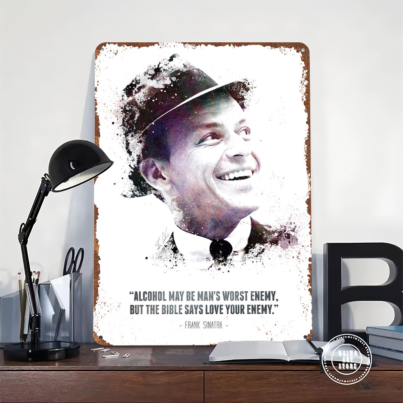 Frank Sinatra e suas citações. - Retro Gaming Quotes avaliação e preço