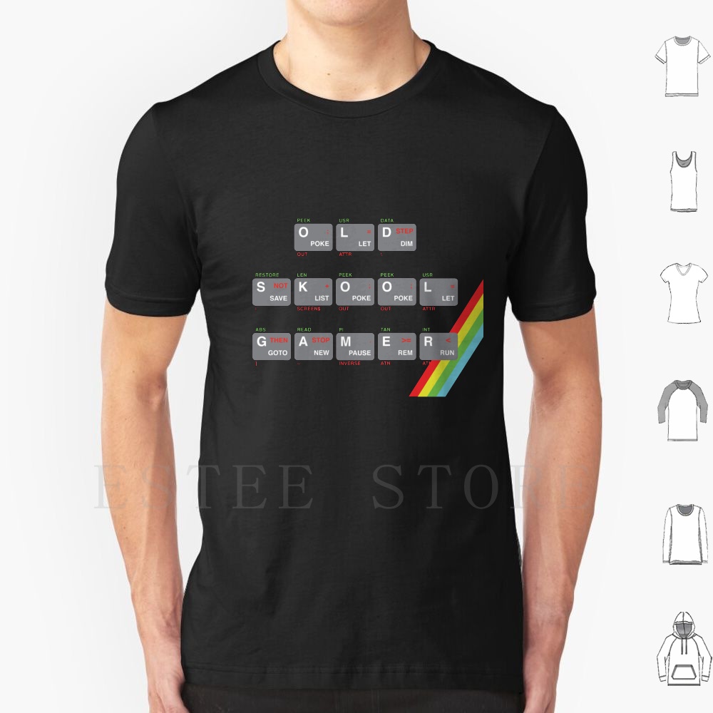 Camiseta Old Skool Gamer de Al - Retro Gaming Zx Spectrum avaliação e preço