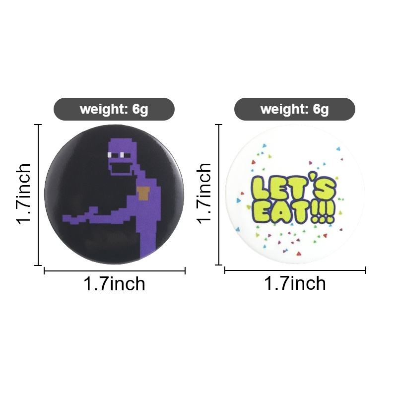 Broche de Personagem Roxo Anta - Retro Gaming Quotes avaliação e preço