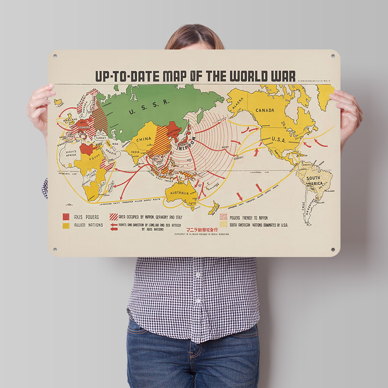 Mapa da Guerra Mundial Persona - World Of Retro Gaming avaliação e preço
