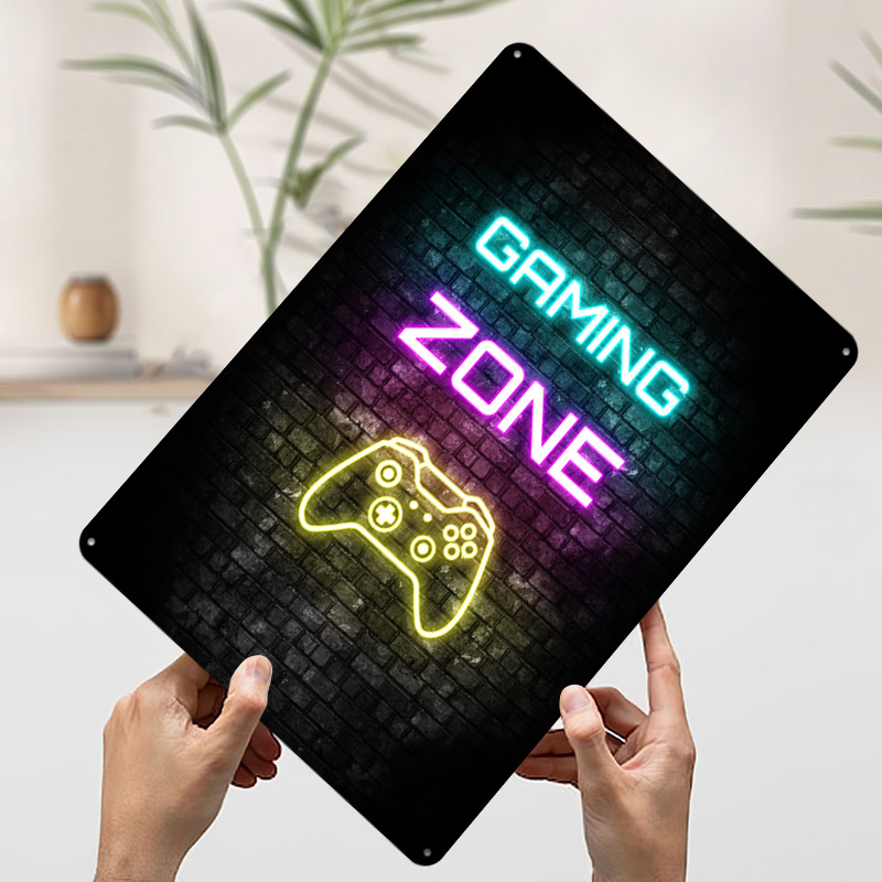 Zona de jogo sinal de néon em  - Retro Gaming Zone avaliação e preço