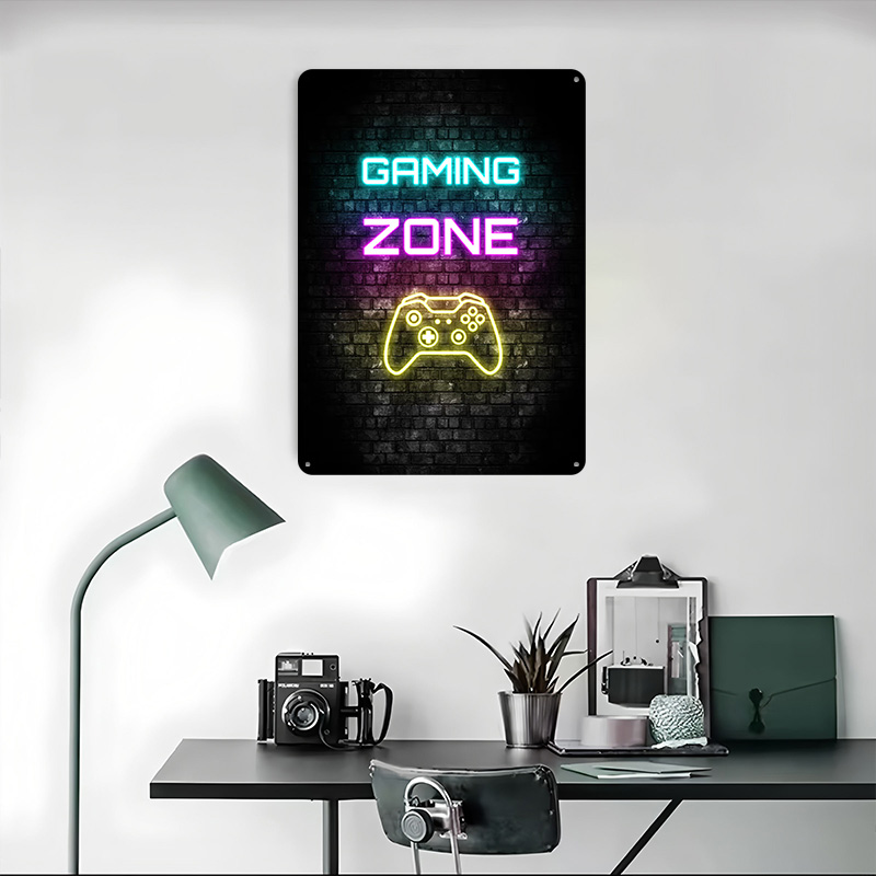 Zona de jogo sinal de néon em  - Retro Gaming Zone avaliação e preço