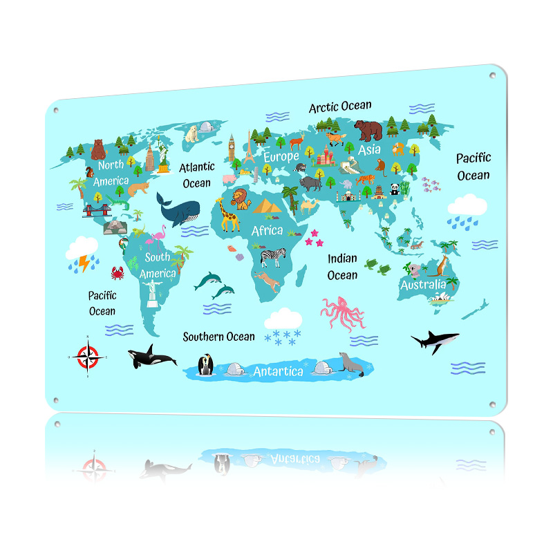 Pôster de Mapa Mundial para Cr - World Of Retro Gaming avaliação e preço