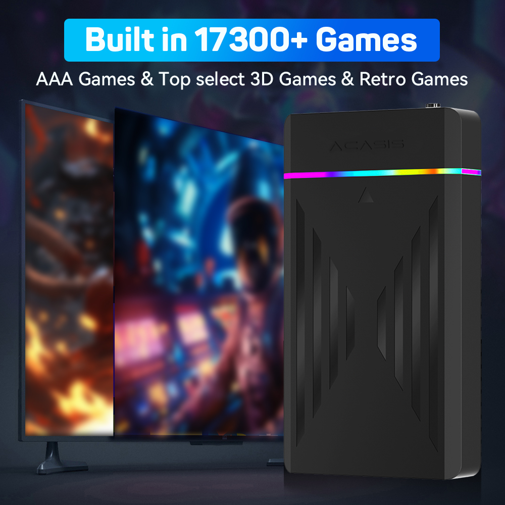 3TB portátil Gaming HDD Launch - Retro Gaming Projector avaliação e preço